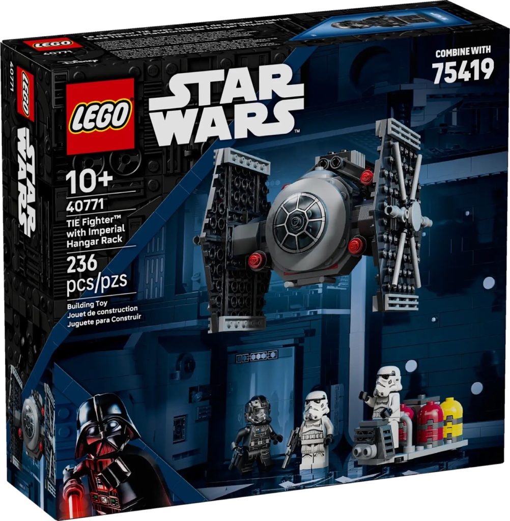 LEGO Star Wars 40771 TIE Fighter with Imperial Hangar Rack Box 1002x1024