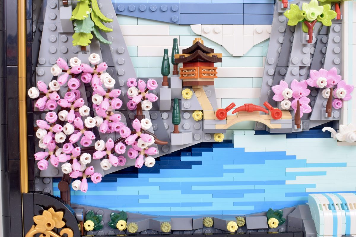 LEGO Art 3128 Japanese Cherry Blossom Landscape review 9 1200x800