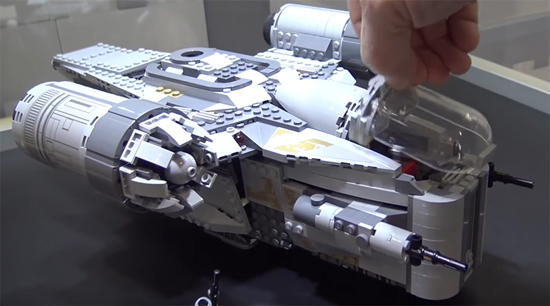 A video preview of LEGO Star Wars 75292 The Razor Crest