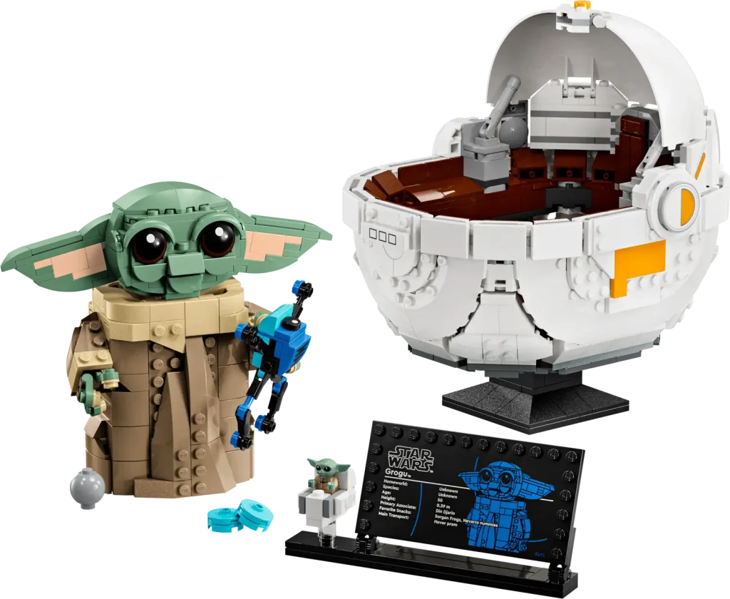 LEGO Star Wars 75403 Grogu with Hover Pram 1024x840