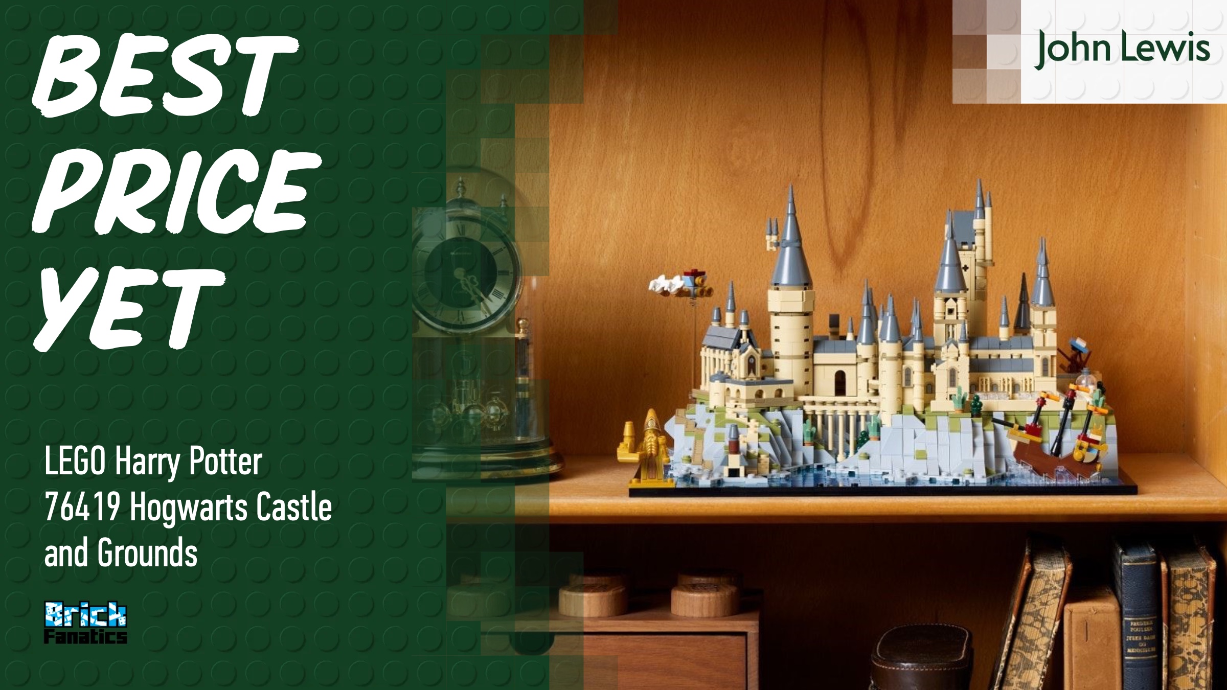Lowest price yet on LEGO Harry Potter Hogwarts Castle and Grounds at John Lewis