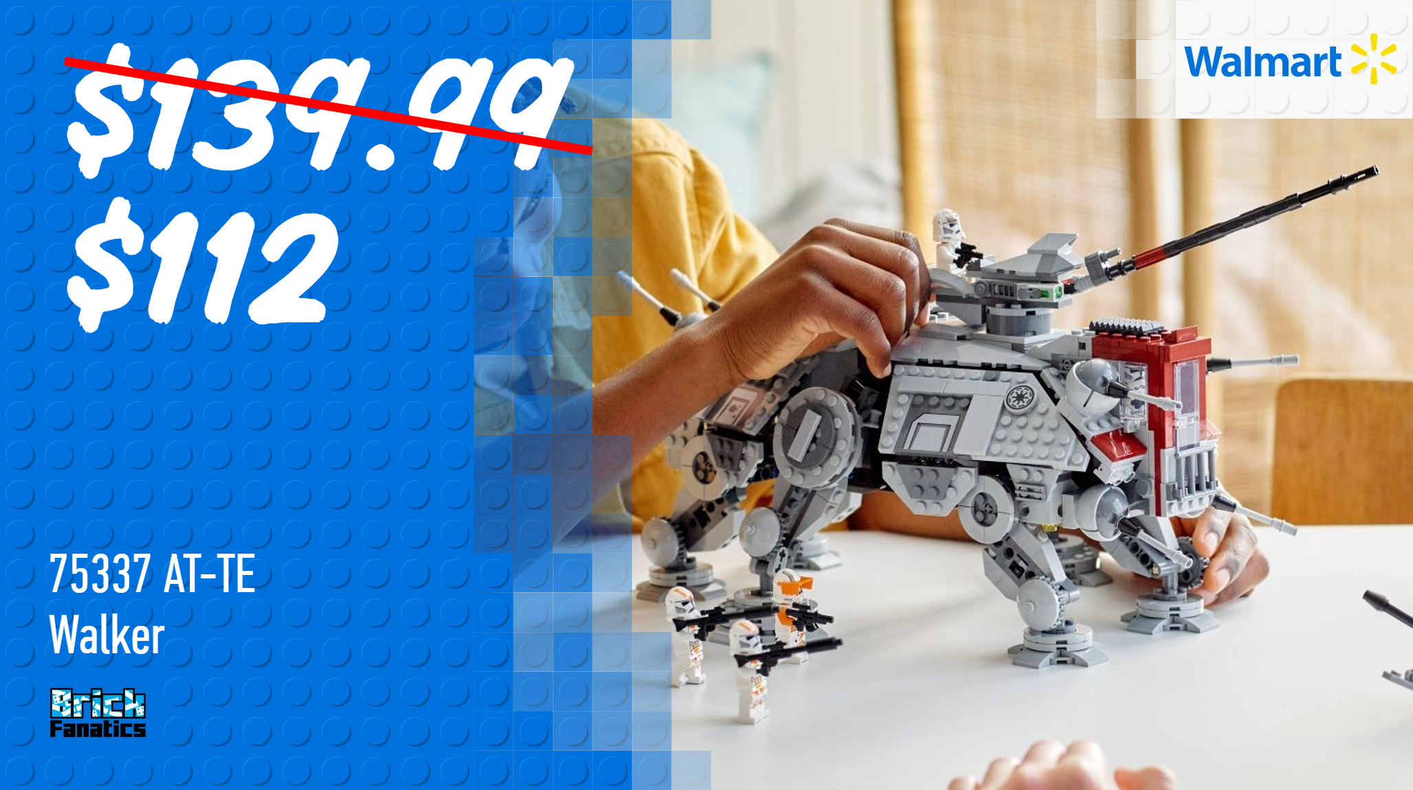 Create the perfect LEGO Star Wars battle scene with huge Walmart discount