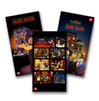 LEGO Icons 10312 Jazz Club Poster Pack Singer