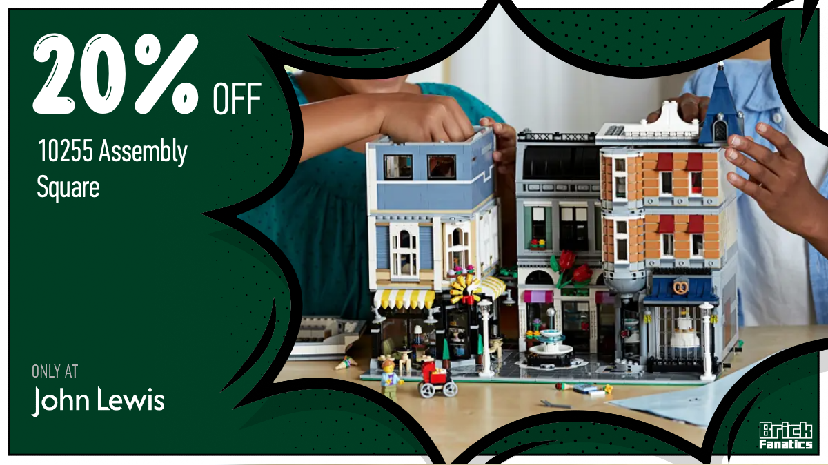 Save a massive £52 on LEGO 10255 Assembly Square at John Lewis