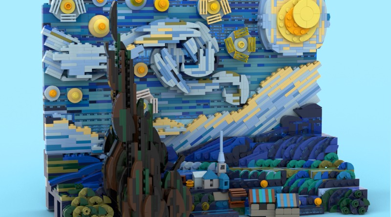 AliExpress is already selling a knock-off version of LEGO Ideas The Starry Night