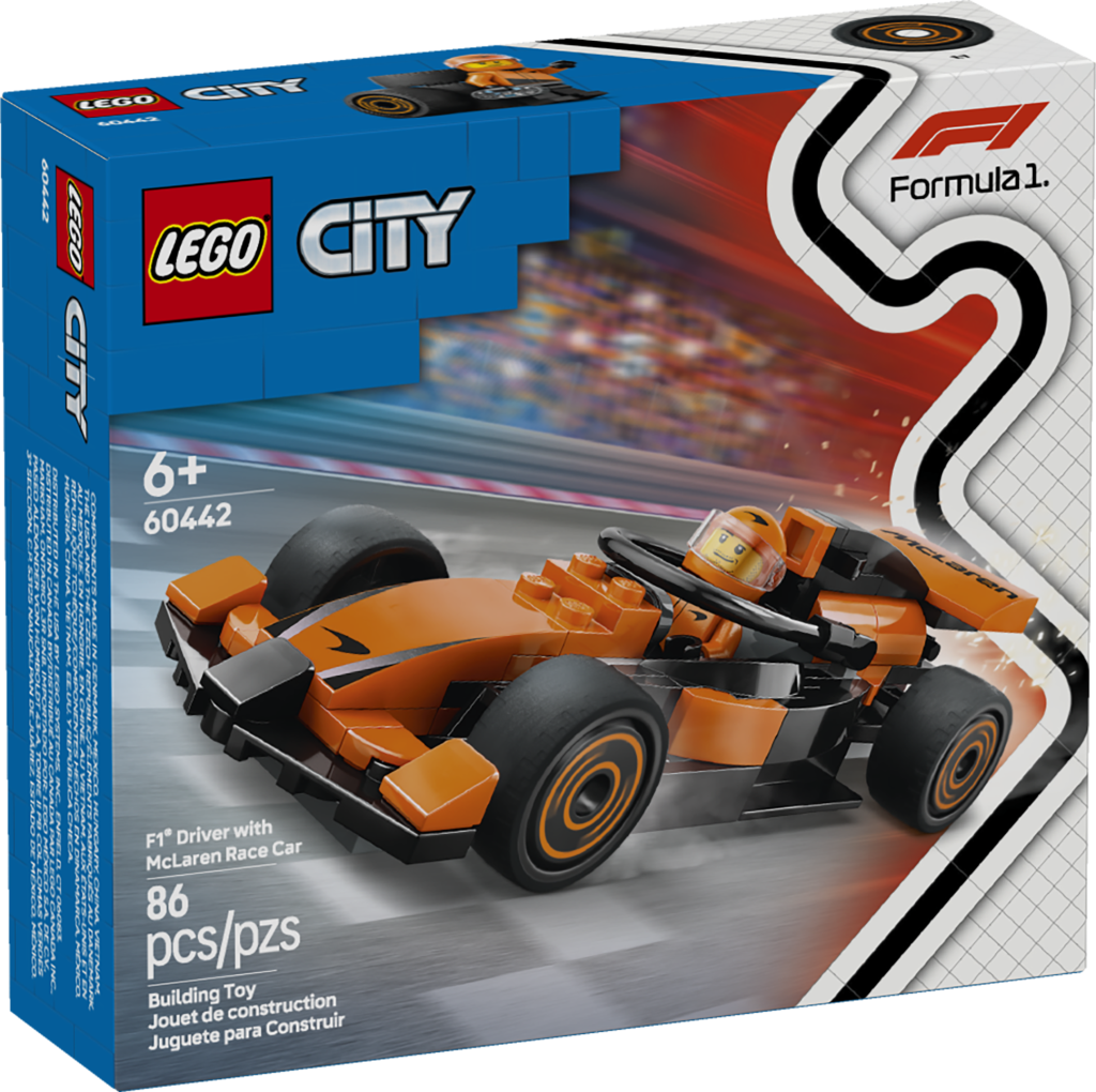 LEGO City 60442 F1 Driver with McLaren Race Car box front 1024x1020