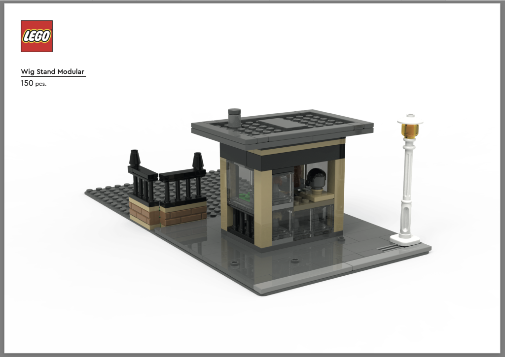 LEGO modular buildings Wig Stand Modular instructions 1024x725