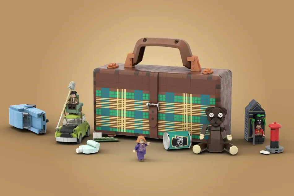 LEGO Ideas mr bean suitcase 1