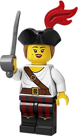 LEGO Minifigures 71027 Series 20 Pirate Girl