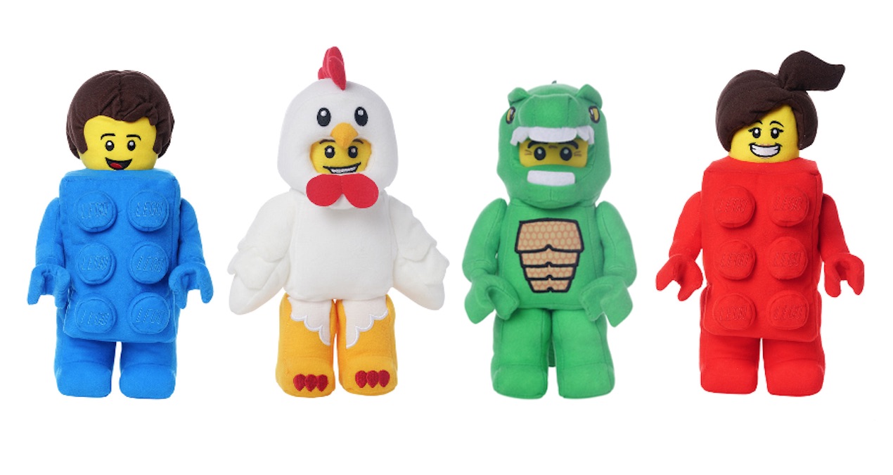 Four more official LEGO plush minifigure characters revealed
