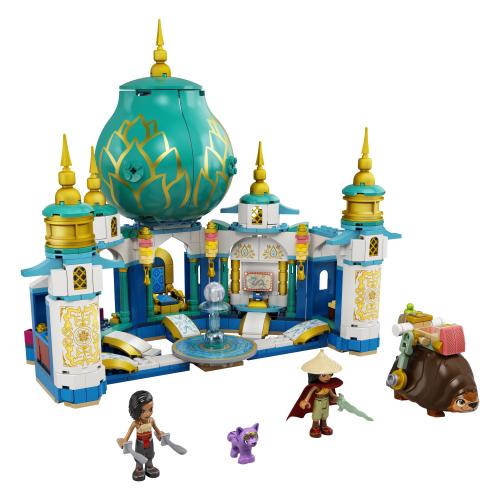 LEGO 43181 Raya and the heart palace contents