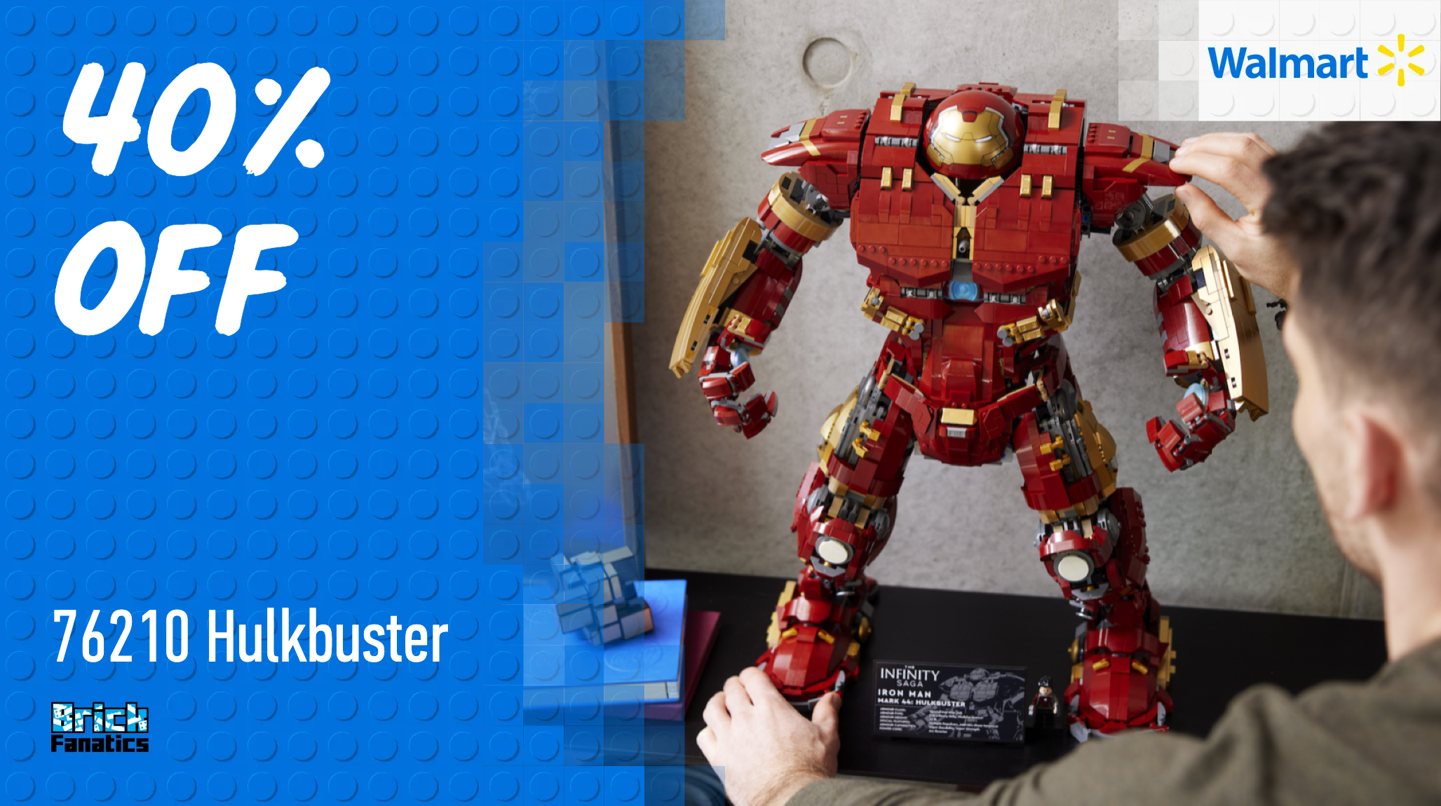 Almost half off this enormous LEGO Marvel set at Walmart