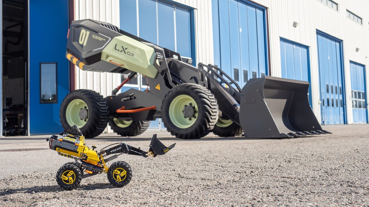 A LEGO Technic Volvo set just became a real vehicle