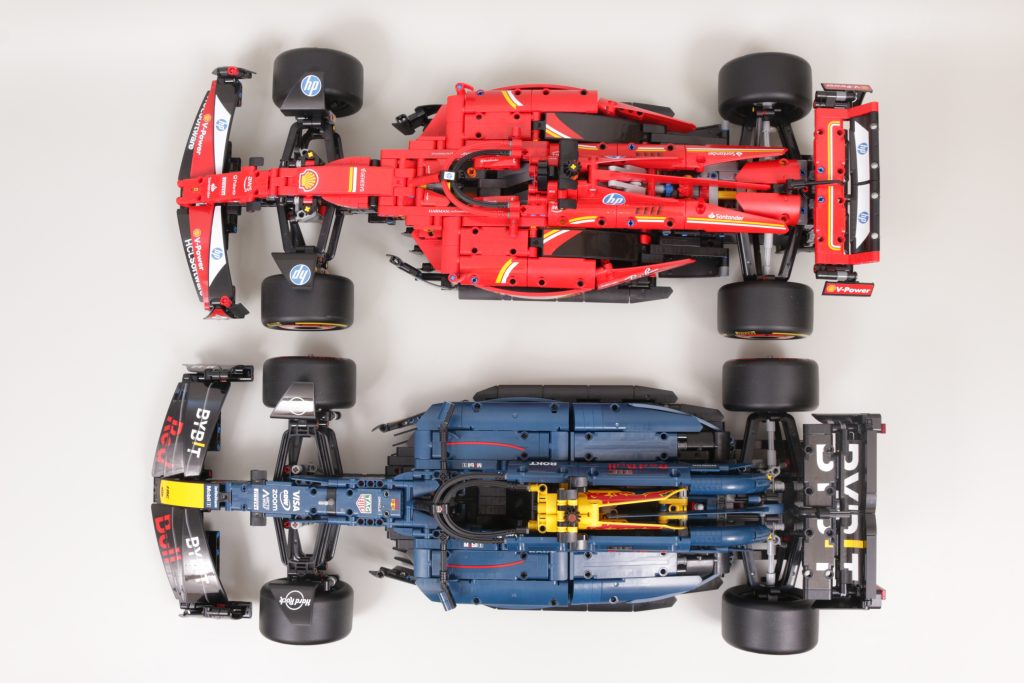 LEGO Technic 42207 Ferrari SF 24 F1 Car 42206 Oracle Red Bull Racing RB20 F1 Car comparison 13 1024x683