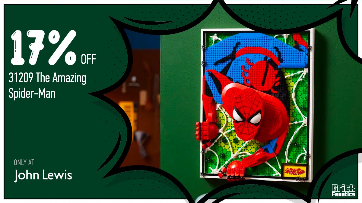 Rare discount on LEGO Art 31209 The Amazing Spider-Man