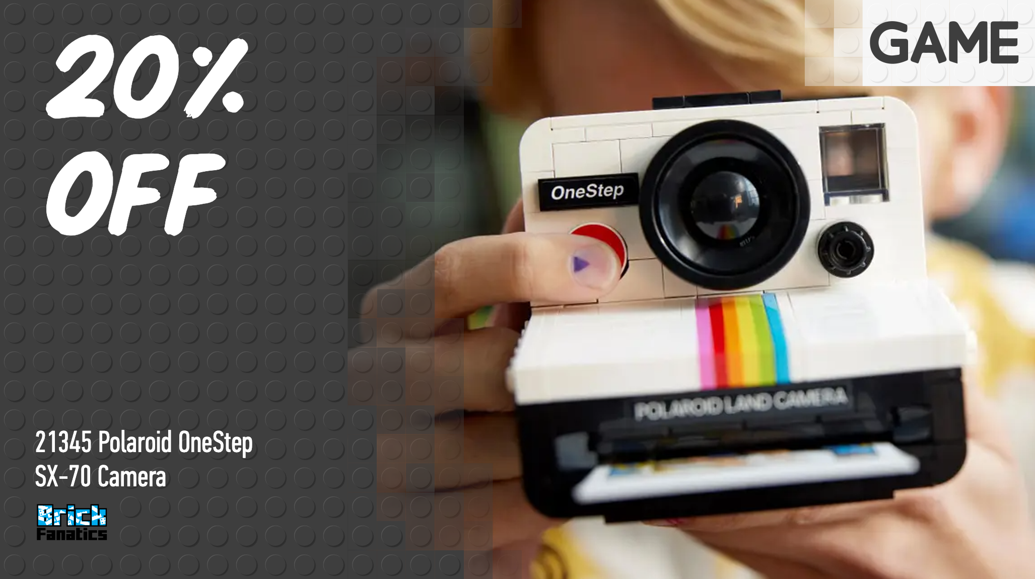 Smile! Tempting discount on LEGO Ideas Polaroid Camera