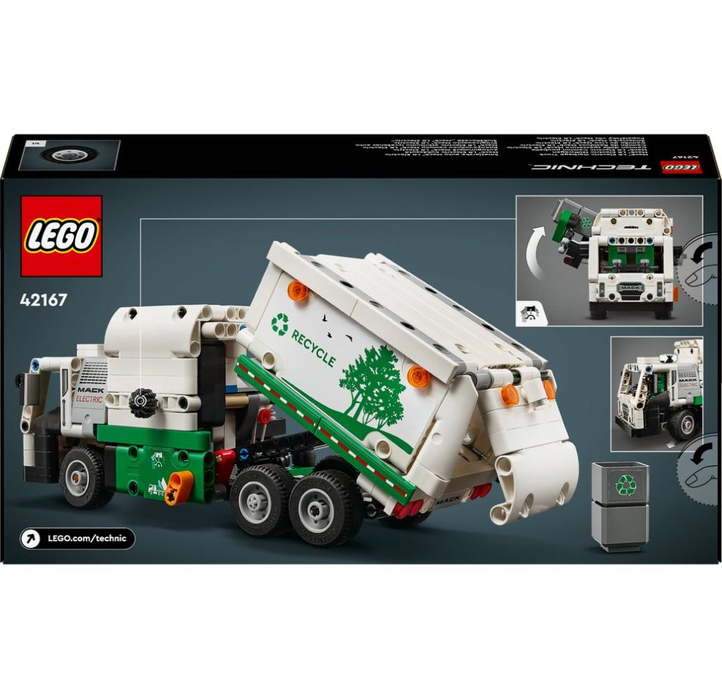 LEGO Technic 42167 Mack LR Electric Garbage Truck box back 1024x991