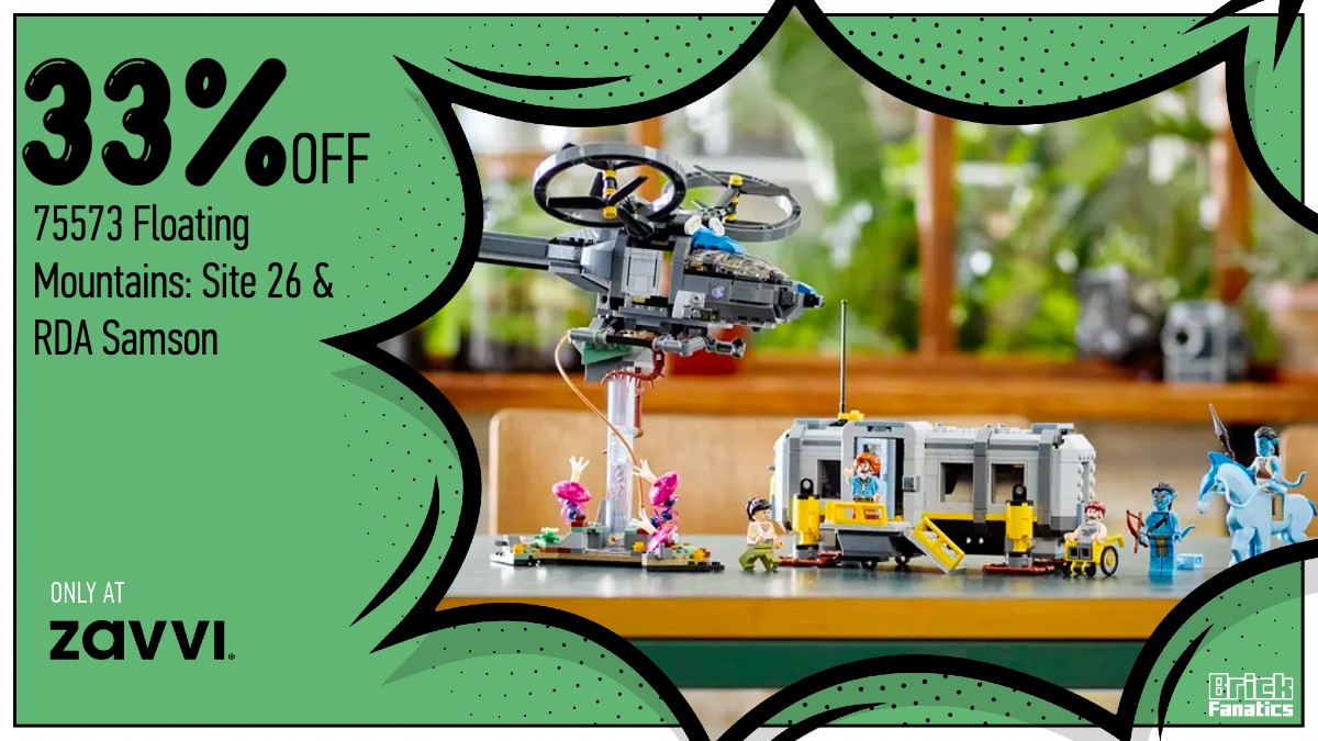 Last chance to save a third of the price on LEGO Avatar 75573 Floating Mountains