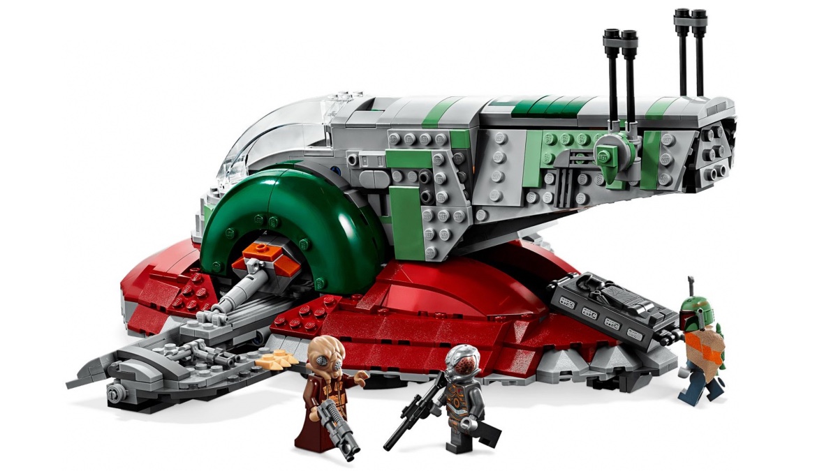 Reimagining LEGO Star Wars 75243 Slave I in Jango Fett's colours
