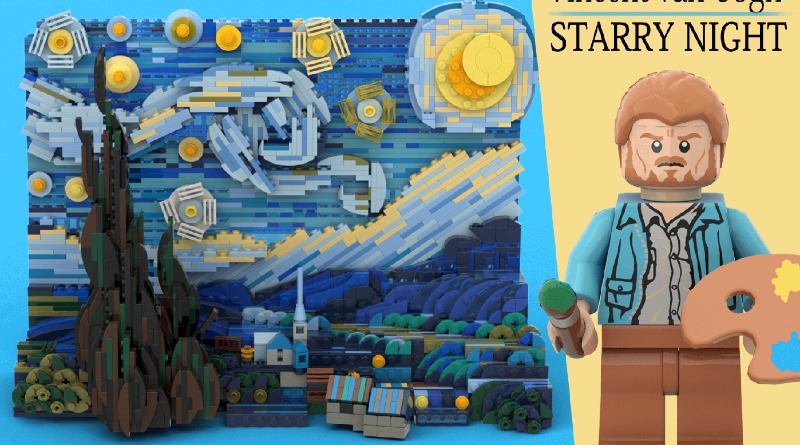 Vincent van Gogh's The Starry Night painting is being turned into an official LEGO Ideas set