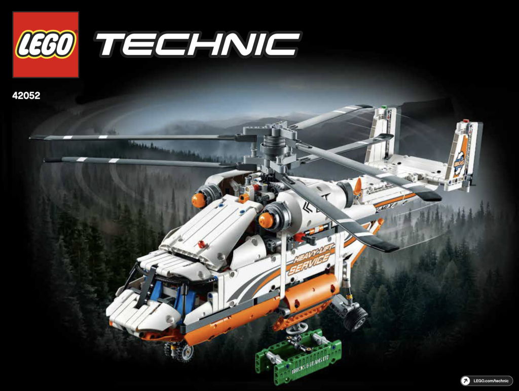 42052 Technic Heavy Lift Helicopter 1 1024x773