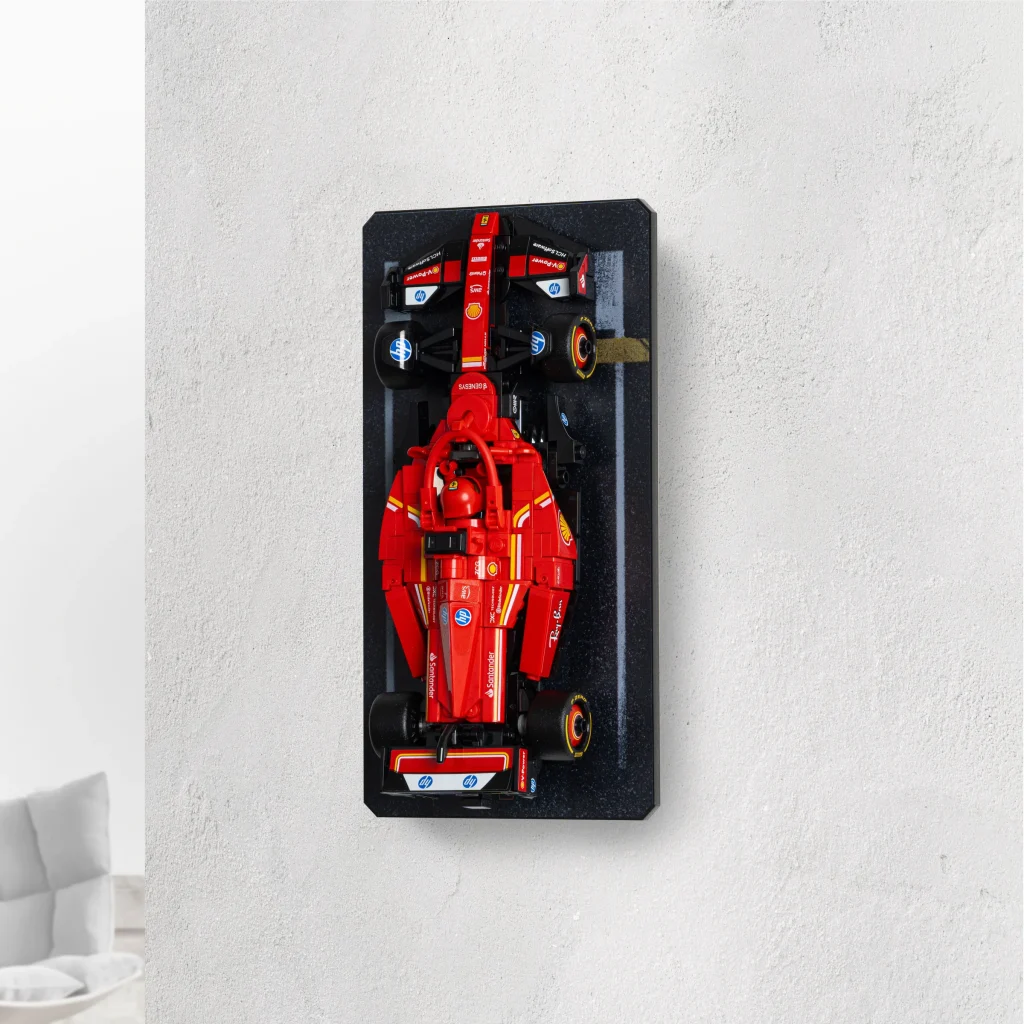 Wicked Brick Wall Mountable Display Stand for LEGO Speed Champions Formula 1 Range 1024x1024