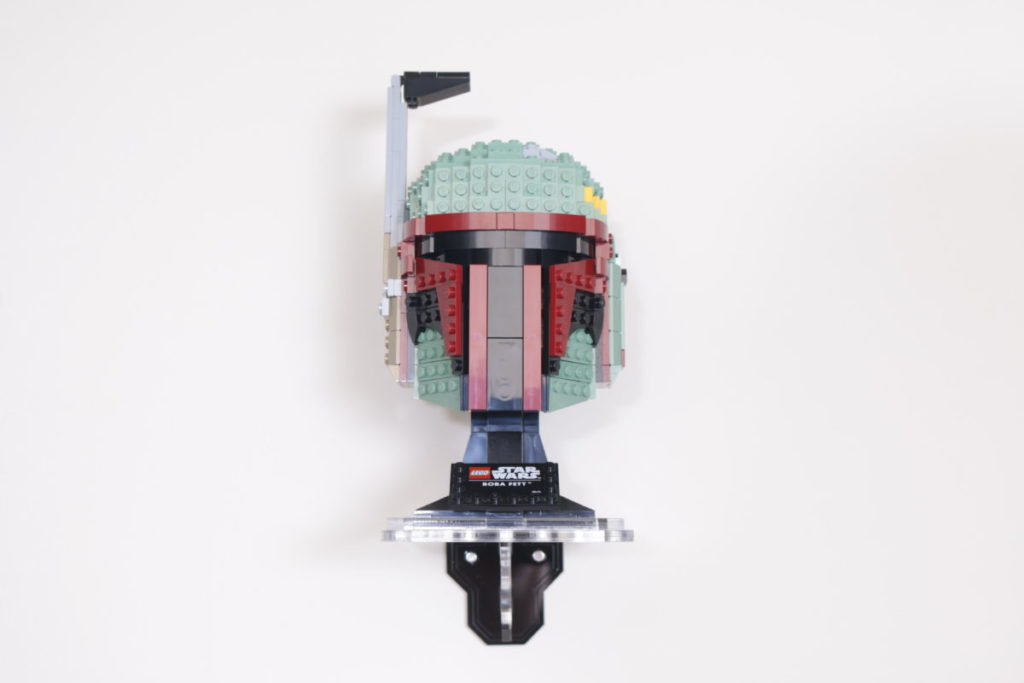 LEGO Star Wars Mandalorian Stormtrooper Scout Trooper Luke Skywalker Red Five Darth Vader Boba Fett Helmet Wicked Brick Display Case individual dual triple wall mounted 18 1024x683