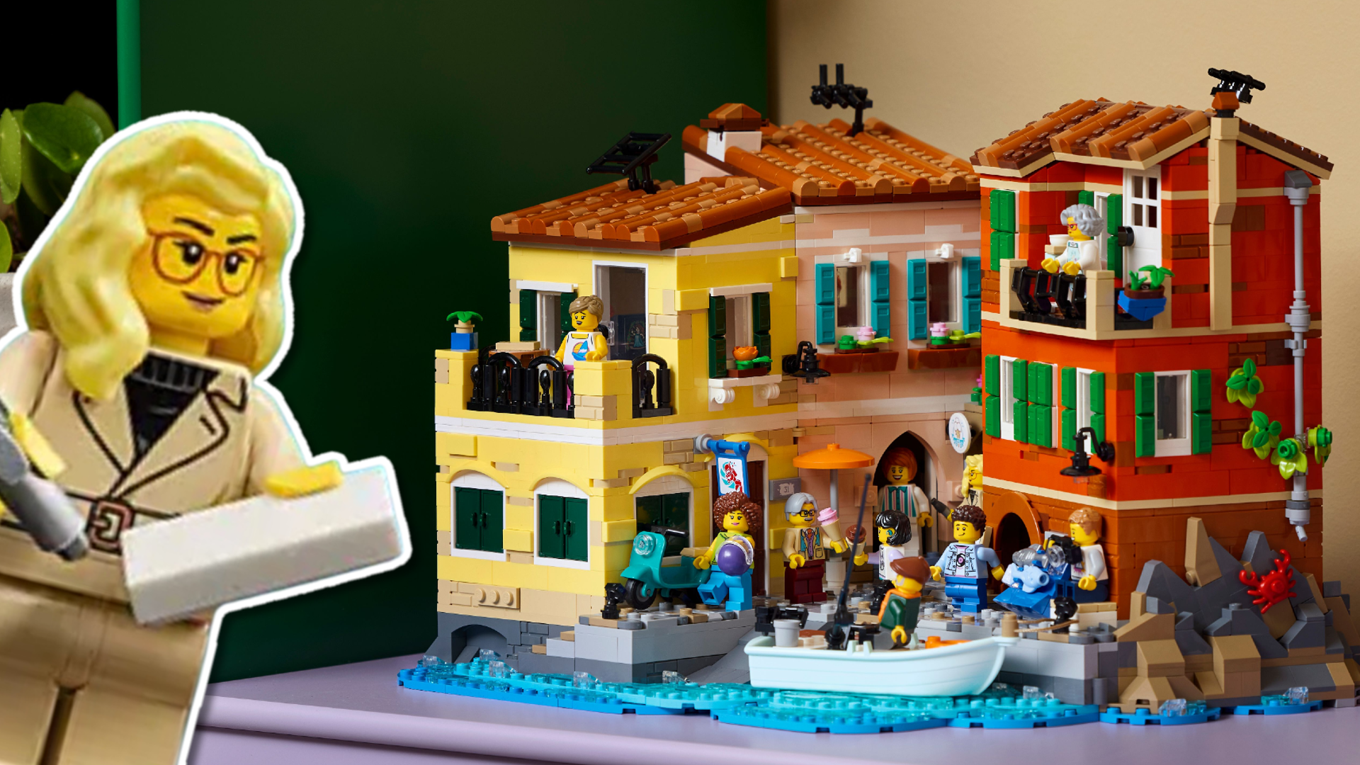 LEGO Ideas Italian Riviera includes a surprising LEGO City cameo