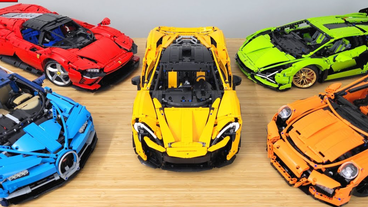 Comparing and ranking all five LEGO Technic Ultimate supercars