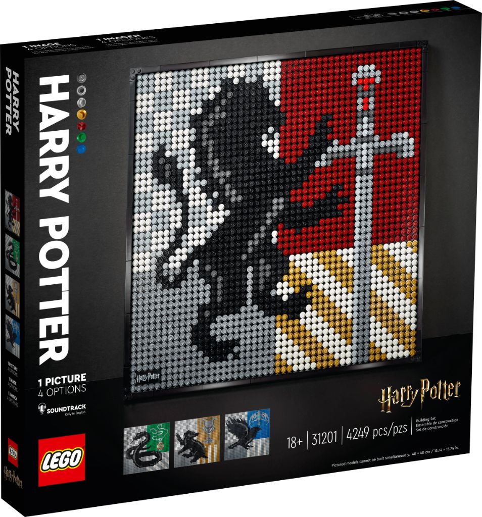 LEGO Art 31201 Harry Potter Hogwarts Crests 1