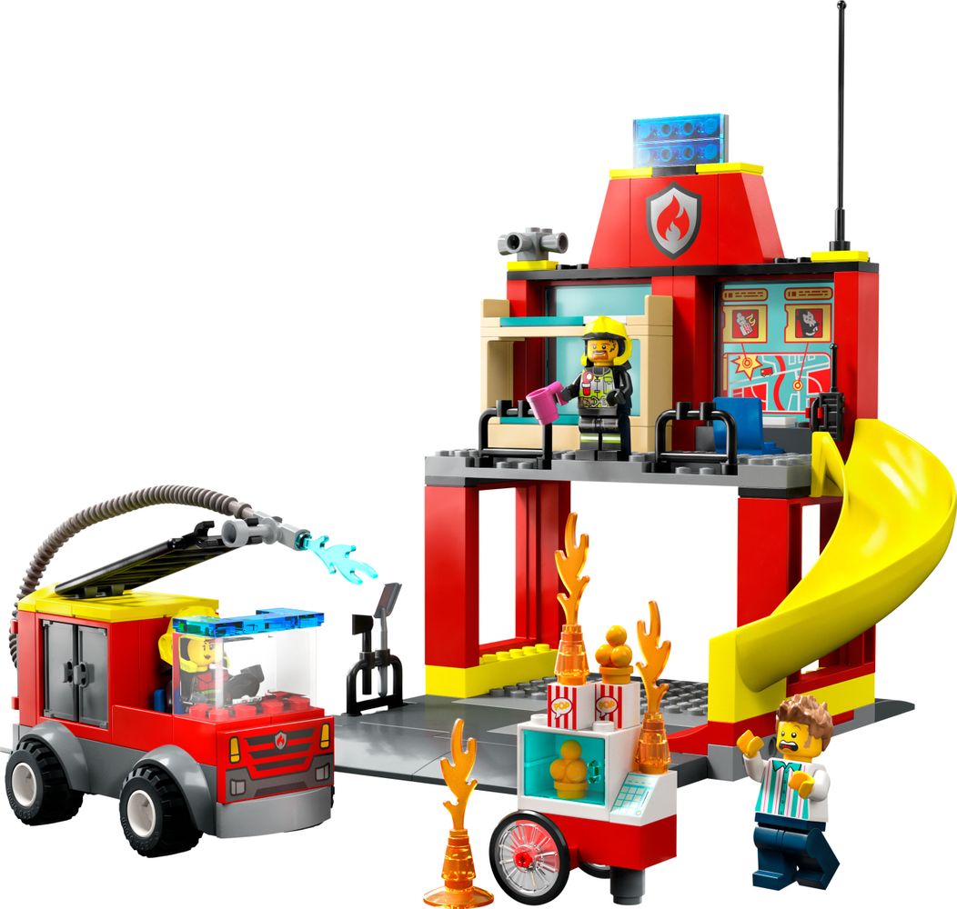 60375 Fire Station and Fire Engine 3