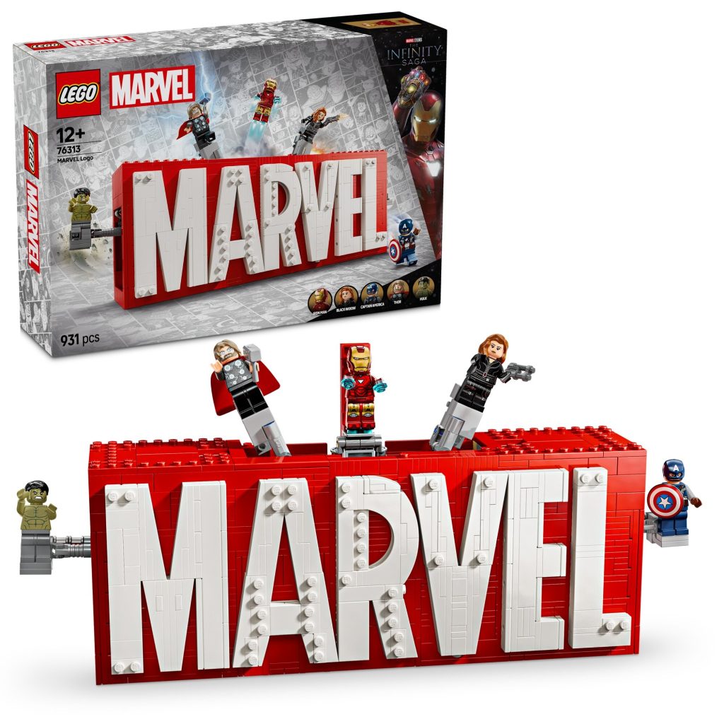 LEGO 76313 Marvel Logo MARVEL z minifigurkami glowne zdecie 1024x1024