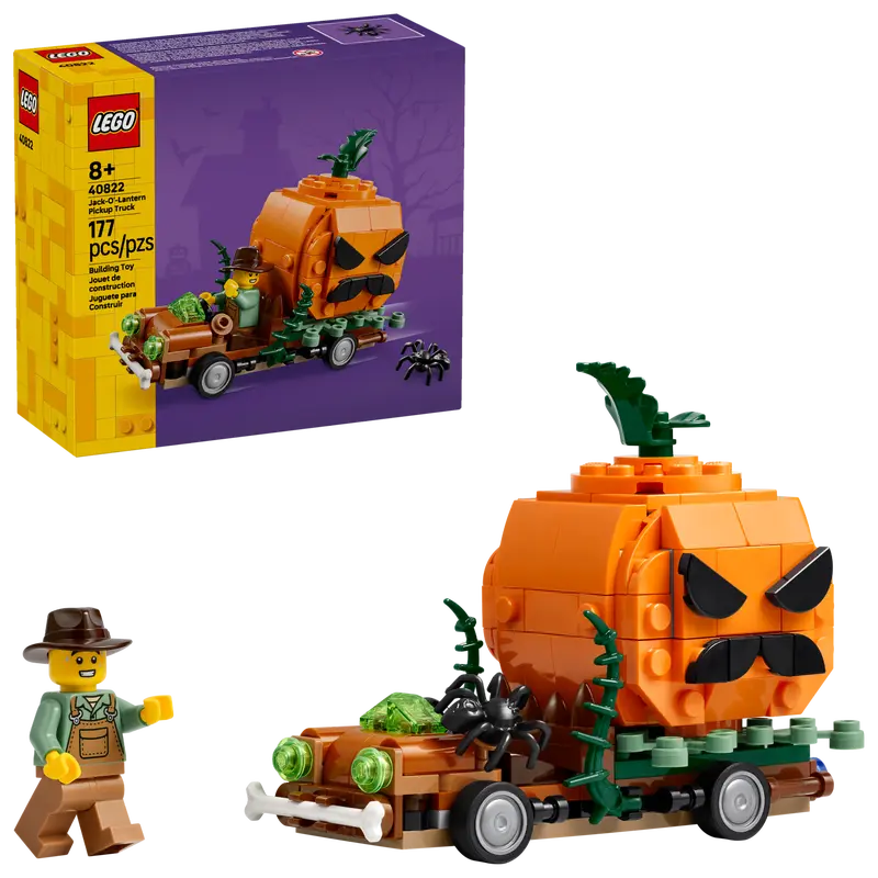 LEGO 40822 Jack O Lantern Pickup Truck 2