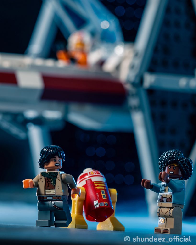 LEGO Star Wars 75393 TIE Fighter and X Wing Mash up Shundeez photography 4 819x1024
