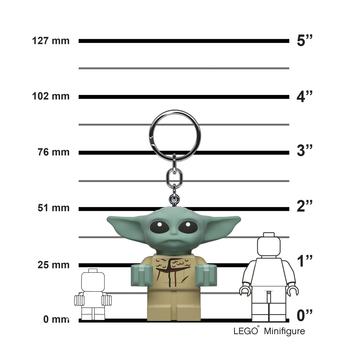 LEGO Star Wars baby yoda key light height