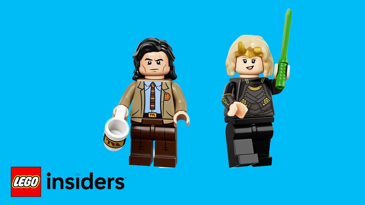 Win signed LEGO Marvel Loki and Sylvie minifigures
