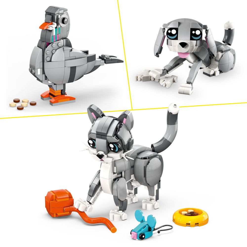 LEGO Creator 3 in 1 31163 Grey Cat 4