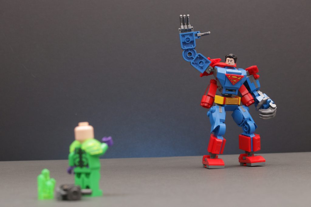 LEGO DC 76302 Superman Mech vs. Lex Luthor and 76301 Batman Batmobile vs. Mr. Freeze review 3 1024x683