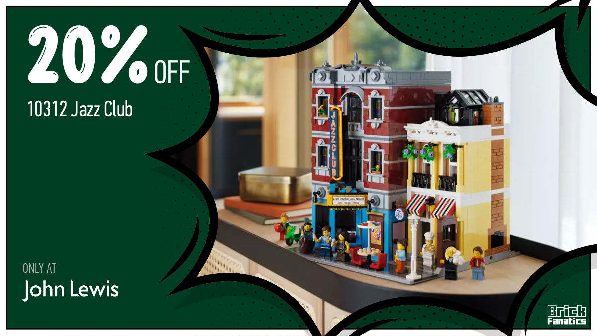 Relax with 20% off LEGO Icons 10312 Jazz Club at John Lewis