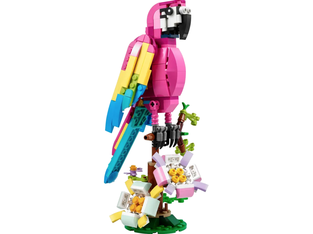 LEGO Creator 3 in 1 31144 Exotic Pink Parrot 1024x767