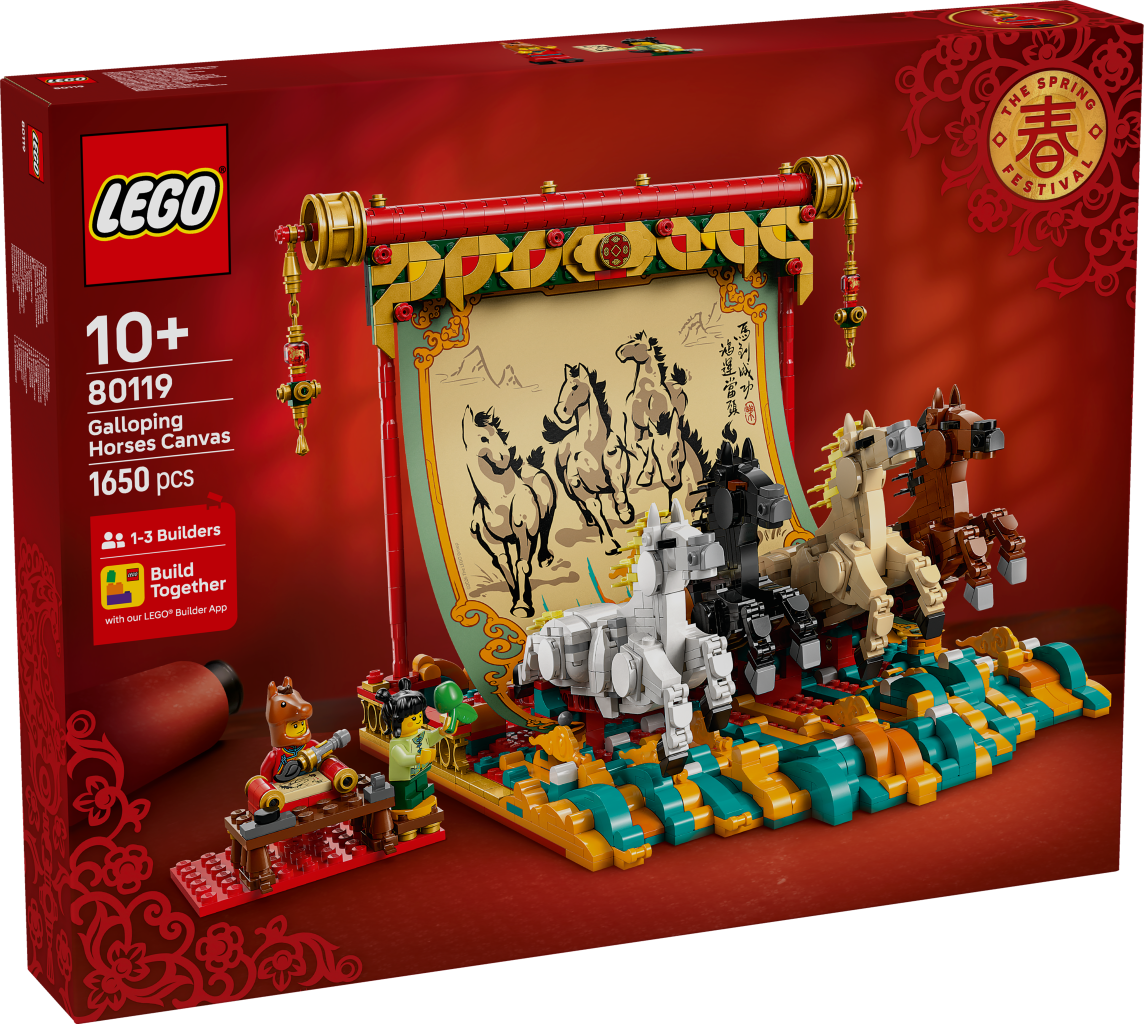 LEGO 80119 Galloping Horse Canvas box front 1144x1024