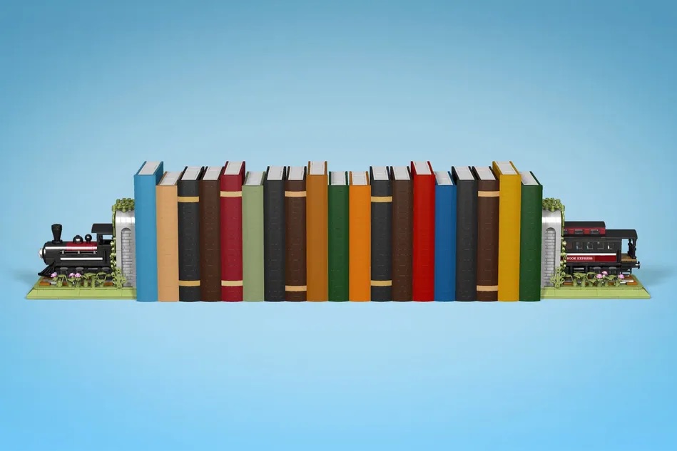 LEGO Ideas Train Bookends 3