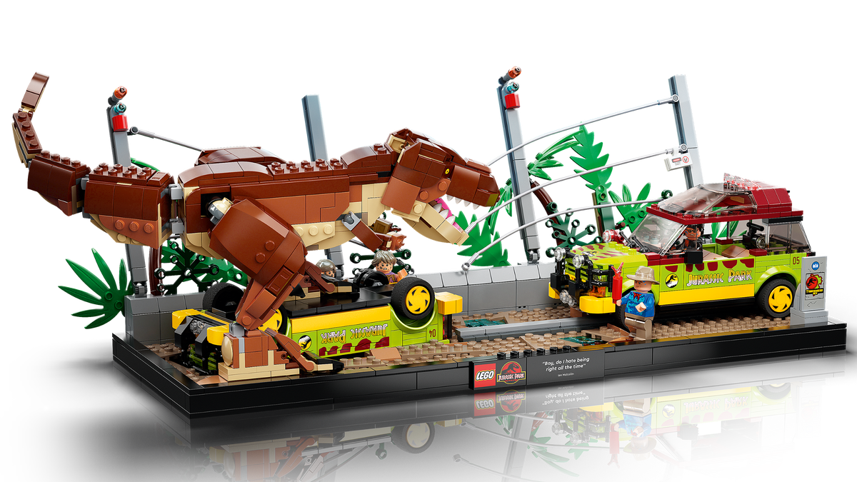 LEGO Jurassic Park 76956 T. rex Breakout hints at rumoured Star Wars sets